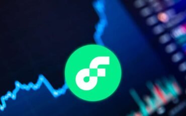 Flow,Flow,Cryptocurrency.,Flow,Coin,Growth,Chart,On,The,Exchange,